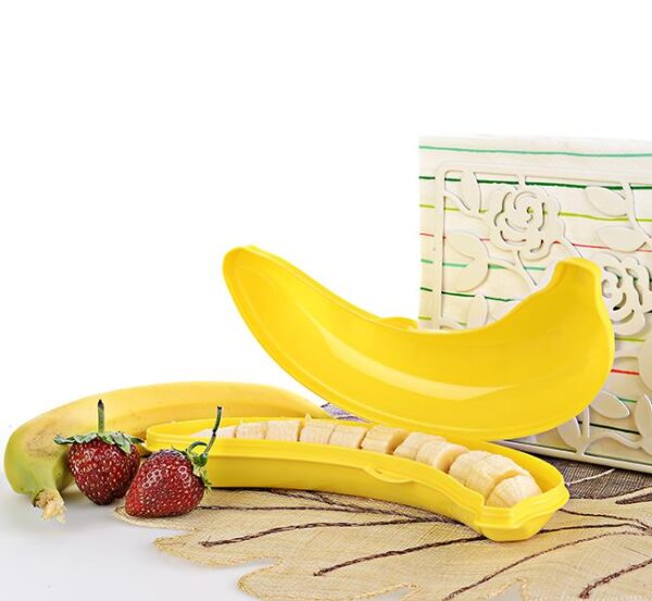 Kuti Ushqimi Ne Forme Bananeje Titiz Plastik AP-9163