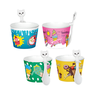 Cupice Ice-Cream Set AP-9425 | Titiz Plastic